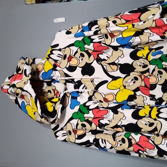 Levi’s X Disney Mickey & Friends Graphic Hoodie Sweater large mini Mickey Goofy - Picture 1 of 12